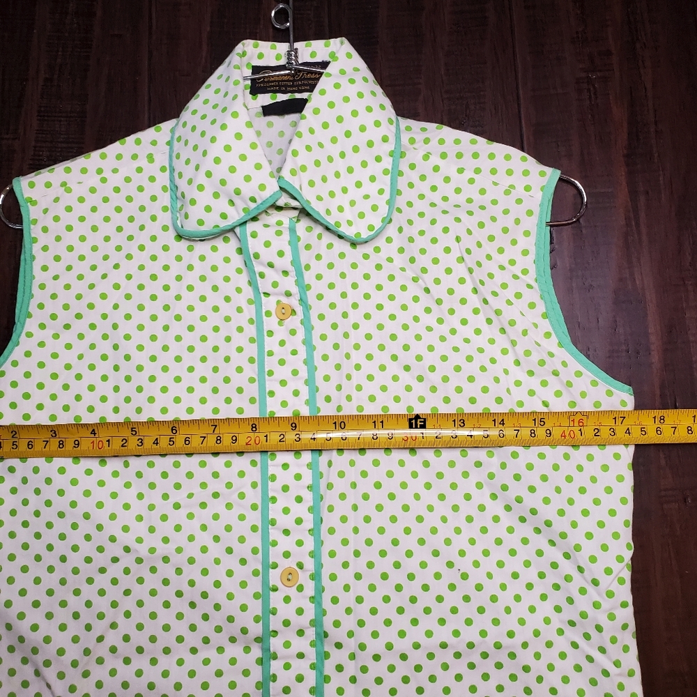 Permanent Press Vintage Button Down Top - image 5